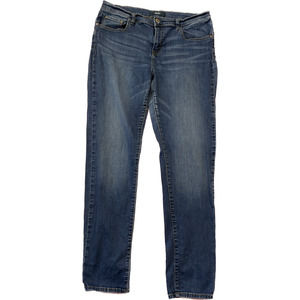 Aero Womens Denim Blue Jeans Size 16L Zip Button 5 Pockets